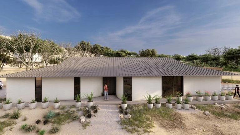 美国德州马尔法启动3d打印别墅社区lumen villas