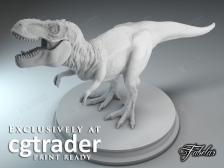 霸王龙 写实霸王龙 暴龙 恐龙 巨型恐龙带底座