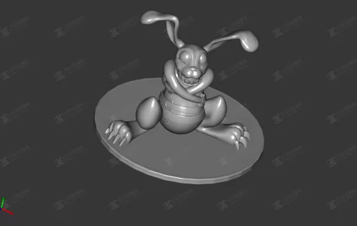 疯狂的兔子 动漫模型