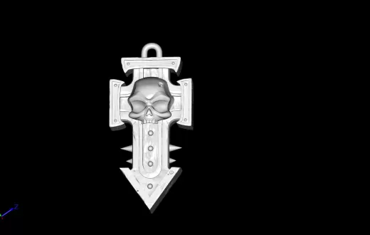 星际战士纯洁十字 奖杯 吊坠