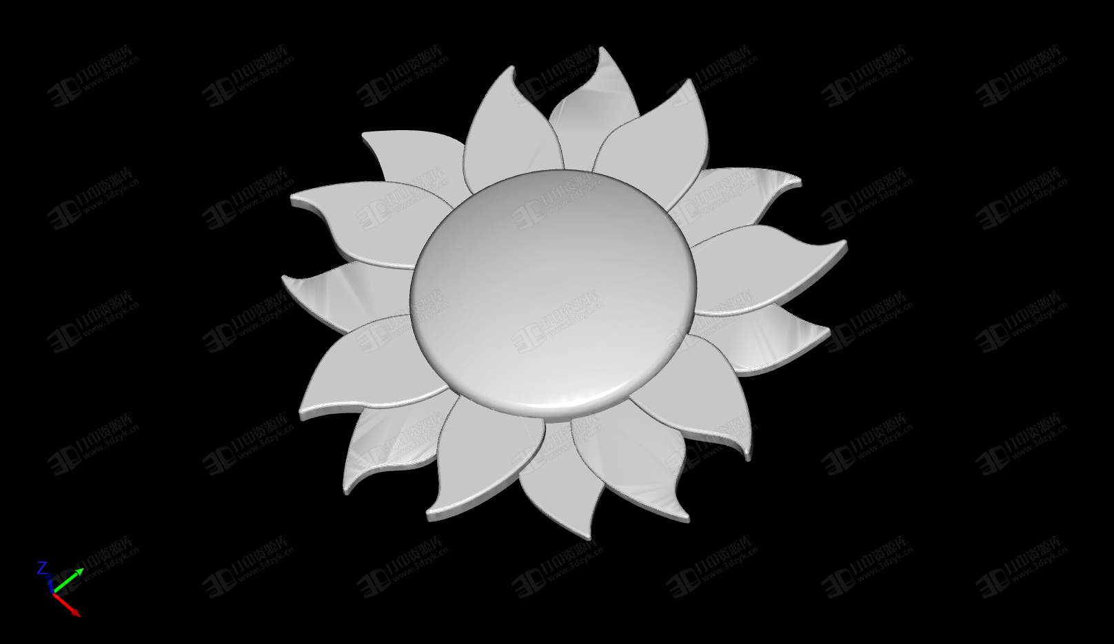 向日葵花瓣 绿植