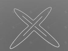 工作台效准模型 3d打印机调平模型