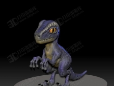 逼真的迅猛龙 速龙 快盗龙 暴龙3d模型