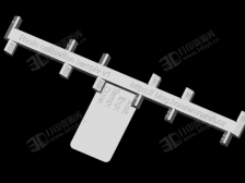 收缩率和曝光校准 测试模型