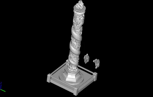 超高精度华表柱