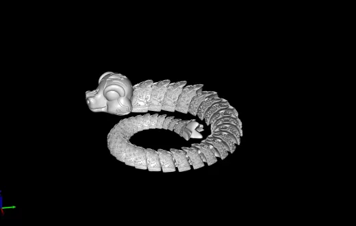 灵活的小花蛇 动物