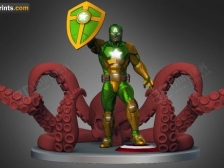 美国队长大战九头蛇场景3d模型高精度拆件