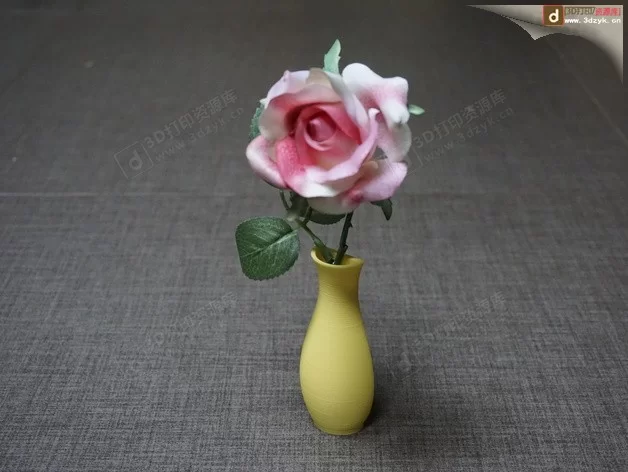 3D打印花瓶，貼在墻壁上的創(chuàng)意花瓶 (2).webp