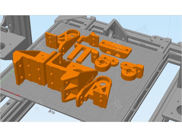 3D打印機(jī) 線軌版Mendel I3 機(jī)器模型 (5).jpg