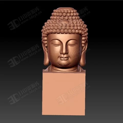 高精度 如來佛祖 頭部模型 3d打印模型 (1).webp