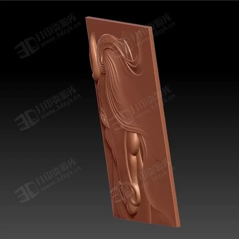 形象的馬頭 3d打印模型 stl (2).webp