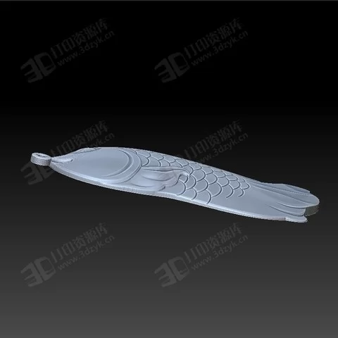 高精度 小魚 吊墜 3d打印模型 (4).webp