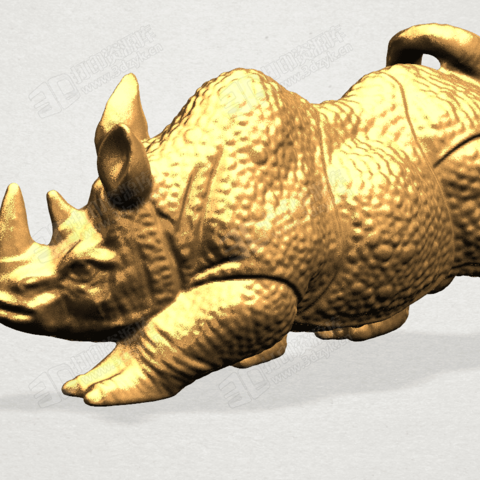 犀牛 動物模型 stl (2).png