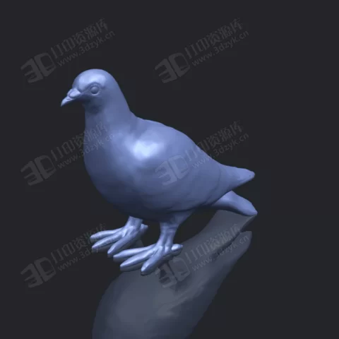 信鴿 鳥 動物模型 stl (1).webp