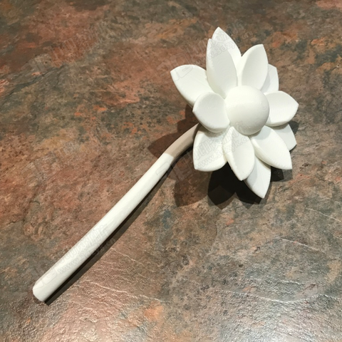 一朵鮮花 花草模型 3d打印stl.png