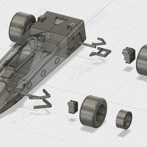 56B渦輪機(jī)一級(jí)方程式賽車 3d打印模型 (4).jpg