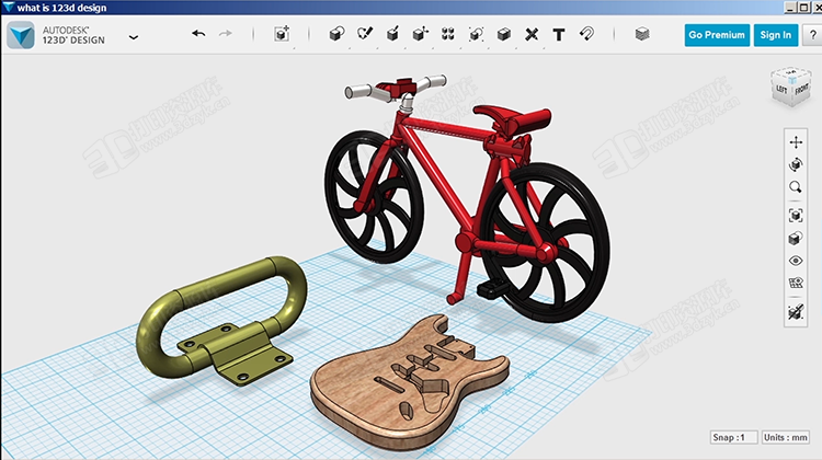 Autodesk 123D Design设计建模全套教程1.png