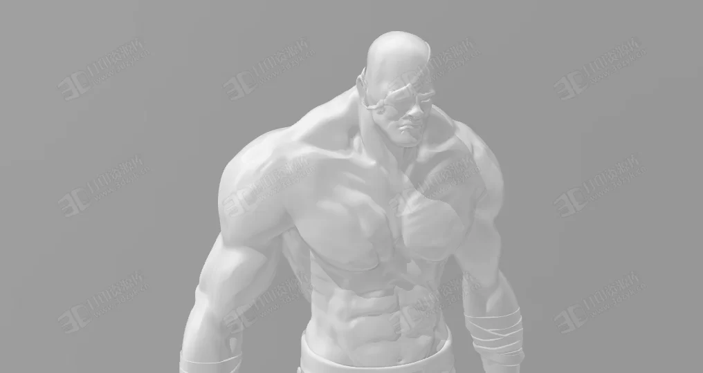 街頭霸王沙加特SAGAT 3d打印模型 (3).webp