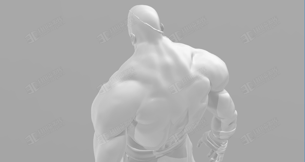 街頭霸王沙加特SAGAT 3d打印模型 (4).png