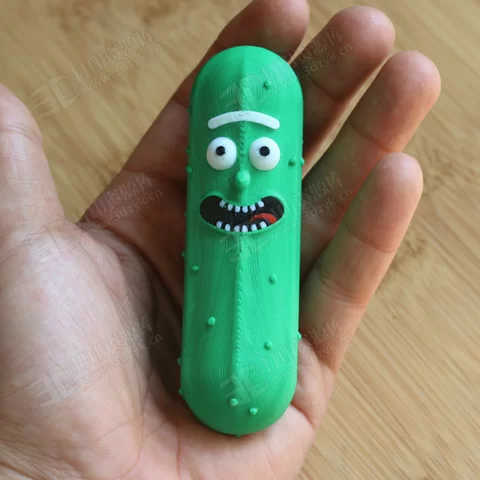 pickle rick 腌黃瓜泡菜三維模型.webp