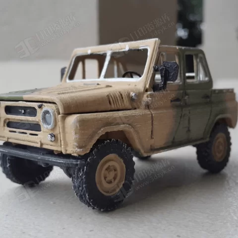 蘇軍UAZ-469系越野車 3d打印汽車模型 (1).webp