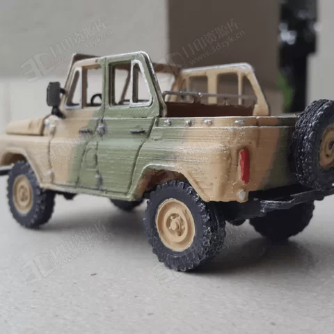 蘇軍UAZ-469系越野車 3d打印汽車模型 (3).webp