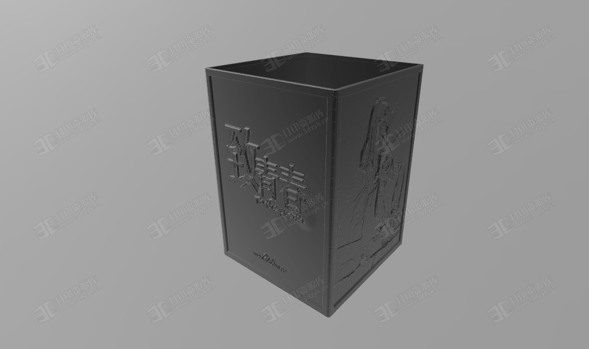 3D打印月球燈 月亮燈方形臺(tái)燈模型 致青春版免費(fèi)下載 (1).png