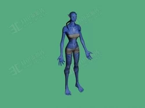 阿凡達女主角妮特麗3d打印模型.webp