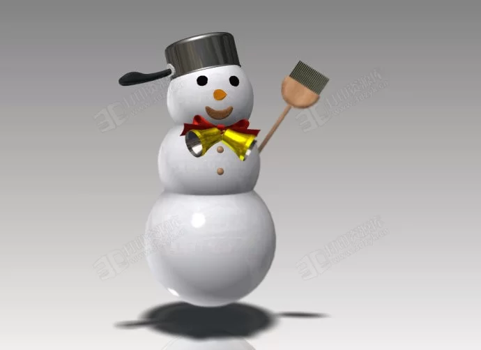 雪人3D打印模型.webp