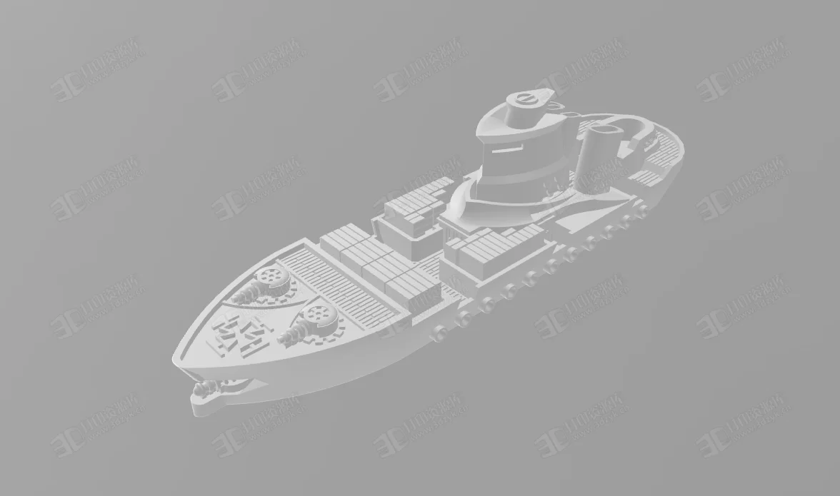 羅斯托克戰(zhàn)爭中的艦艇 3d打印模型 (1).webp