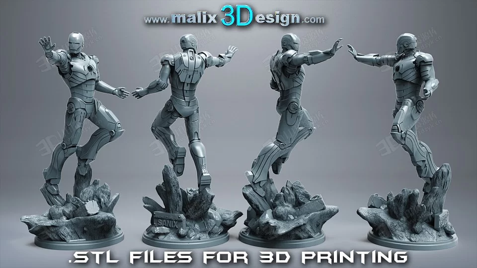 高精度鋼鐵俠3D打印完整拆件模型stl (1).webp