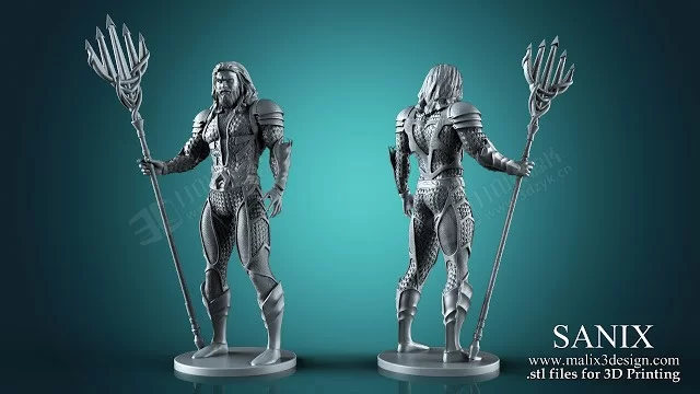 海王Aquaman 亞特蘭蒂斯國王 3d模型 (3).webp