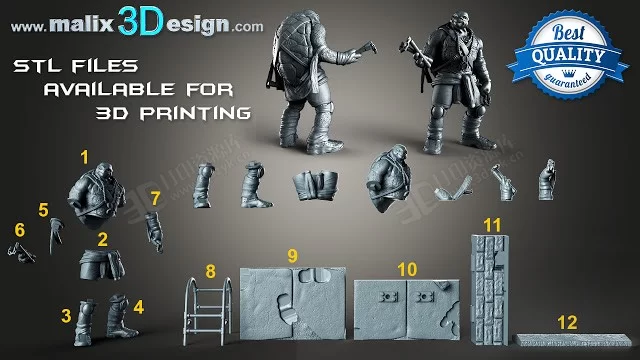 忍者神龜：萊昂納多 拉斐爾 米開朗基羅 多納泰羅 3d打印模型 (3).webp