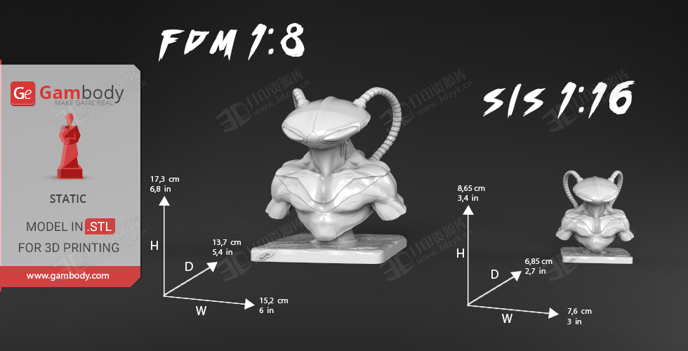 正義聯(lián)盟 黑蝠鲼（Black Manta）雕像3d打印模型stl (7).png