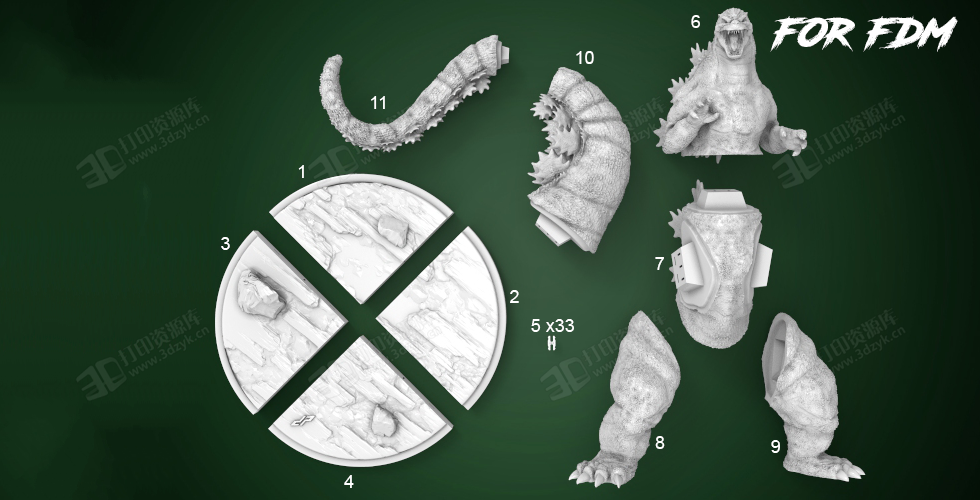 海西四代目哥斯拉科幻游戲手辦模型素材stl (11).png