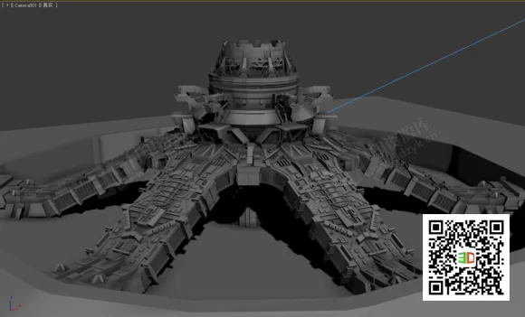 流浪地球發(fā)動機模型高精度3d打印stl打印素材文件 (2).webp