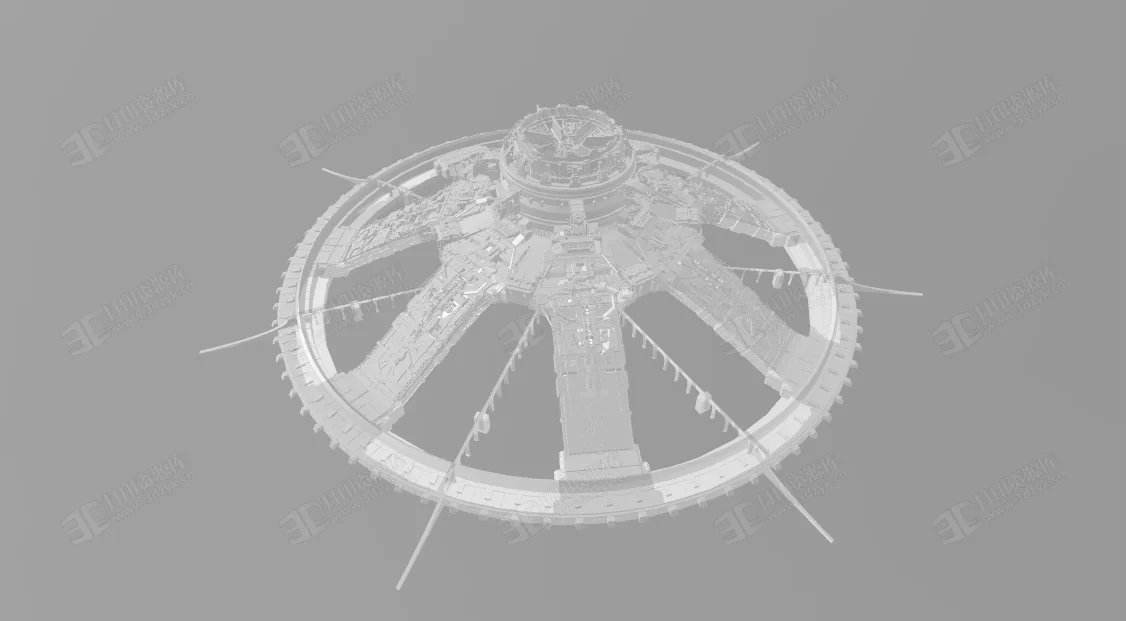 流浪地球發(fā)動機模型高精度3d打印stl打印素材文件2 (1).webp