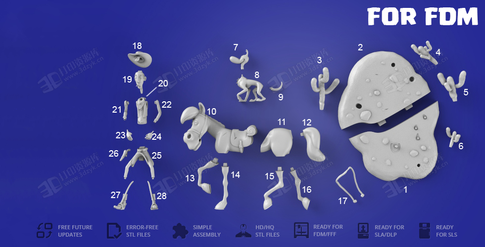 幸運的路克動漫造型動畫手辦3d模型素材stl文件 (1).png