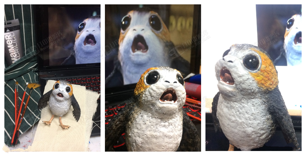 電影星球大戰(zhàn)8生物“Porgs”3d模型素材stl文件 (2).png