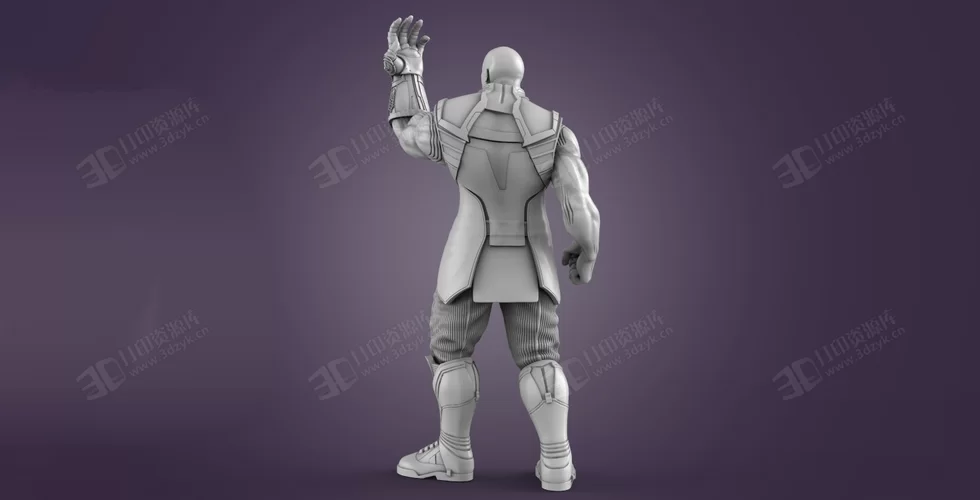 漫威大反派滅霸（Thanos）完整游戲手辦3d人物模型素材stl文件 (6).webp