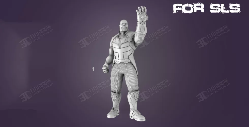 漫威大反派滅霸（Thanos）完整游戲手辦3d人物模型素材stl文件 (12).webp