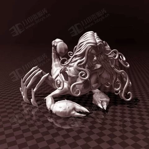 巨蝎魔蝎天蝎座蝎子怪獸 3d打印模型下載 (1).webp