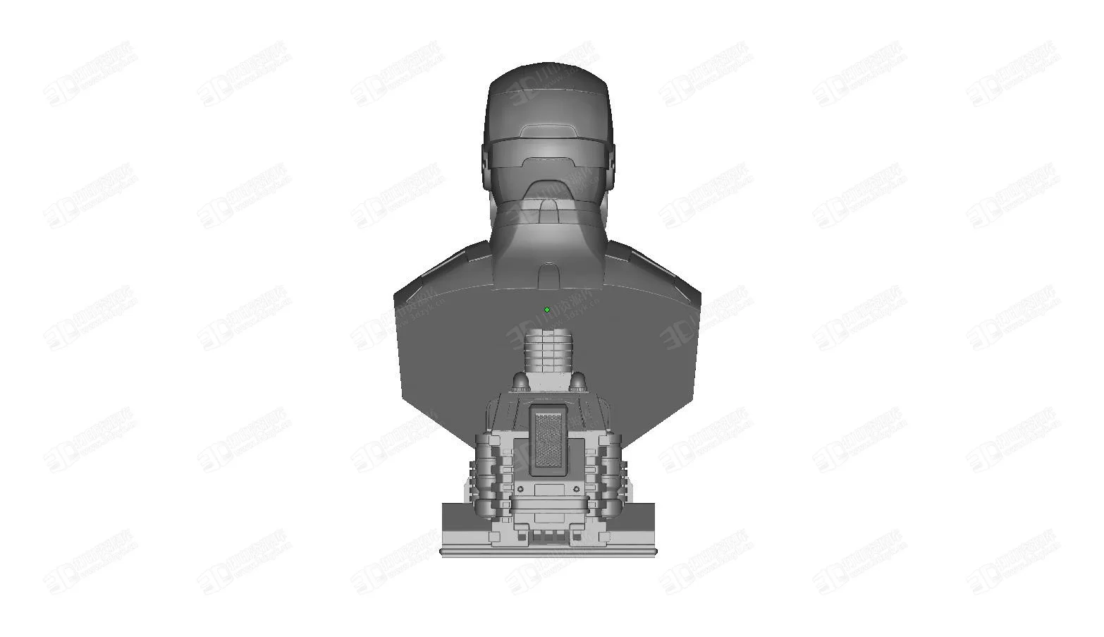 鋼鐵俠玩具模型鎧甲盔甲半身像雕塑模型stl (1).webp