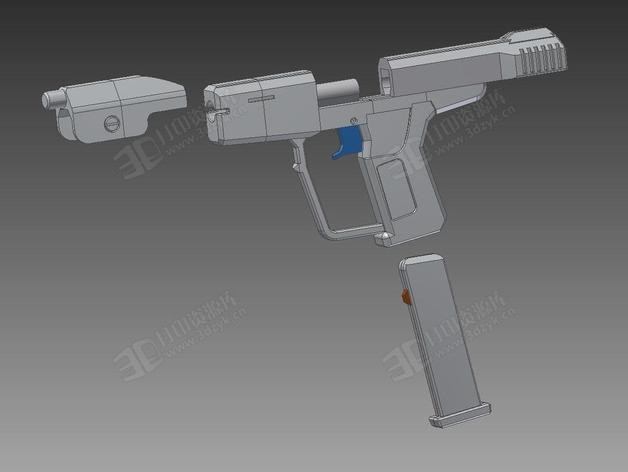 光暈槍 手槍拼裝版stl模型下載.jpg