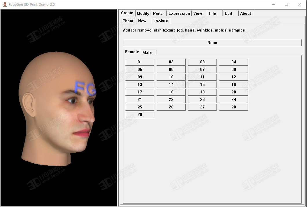 FaceGen 3D Print试用版 照片头像三维建模软件免费下载.png