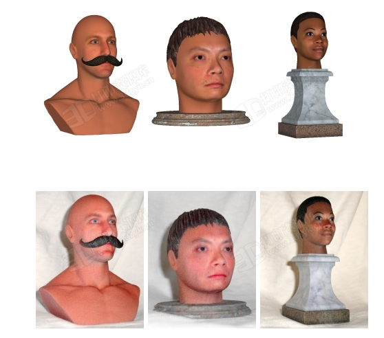 FaceGen 3D Print 打印的效果图.png