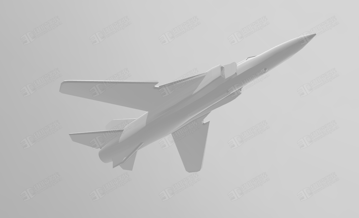 MiG-23 米格-23戰(zhàn)斗機 3d打印飛機模型 (1).png