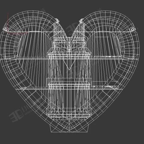 可以拆解的心 打開心扉 3d打印模型stl (4).webp