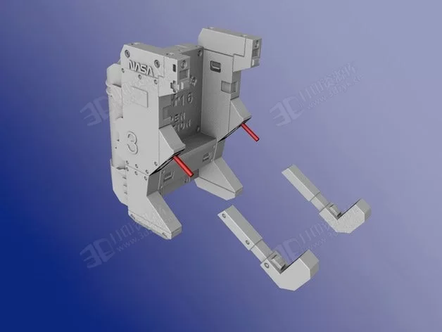 載人操縱裝置的美國宇航局宇航員 3d打印模型 (6).webp