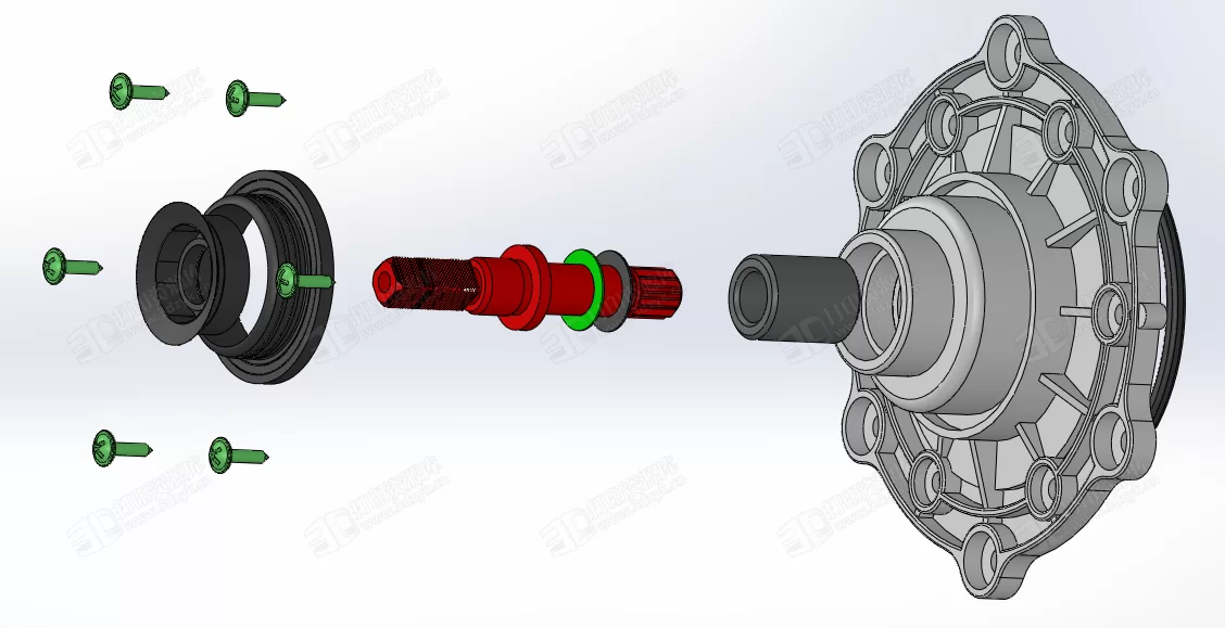 航空發(fā)動機模型3D圖紙 Solidworks設(shè)計 (4).webp